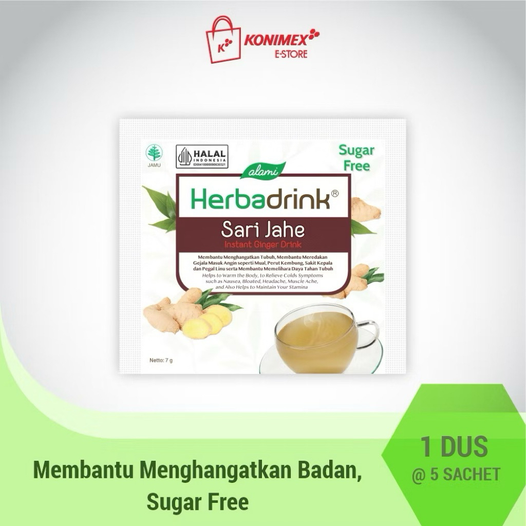

HERBADRINK Sari Jahe Sugar Free / minuman sehat