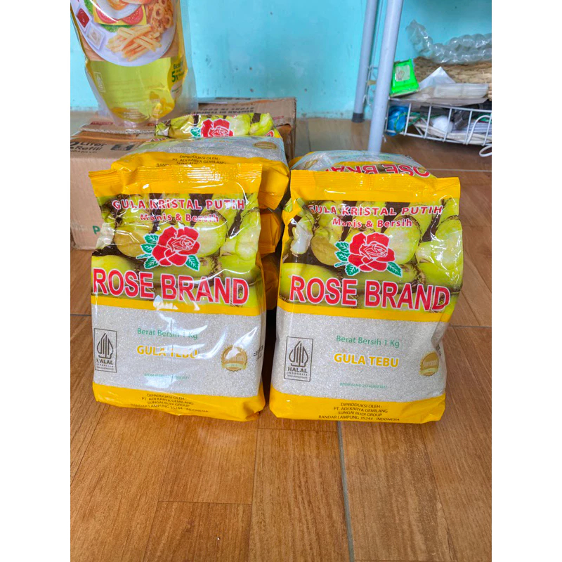 

Rose Brand Gula Pasir Murni kemasan 1 kg Khusus Jatim