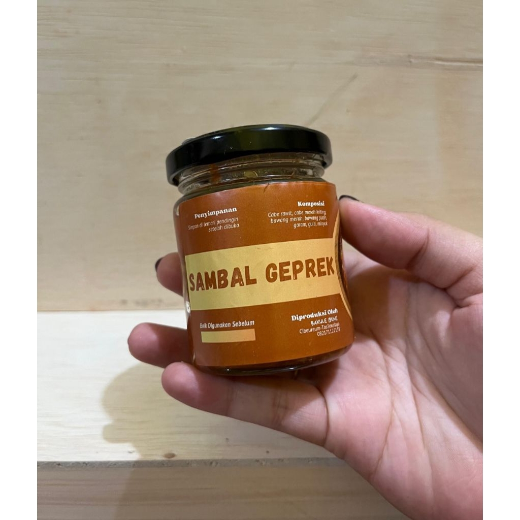 

Sambal Geprek Ibune 100gr