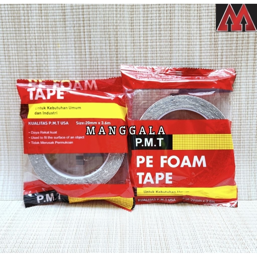 

Lem Double Tape PE Foam Tape P.M.T PMT 20mm x 4m