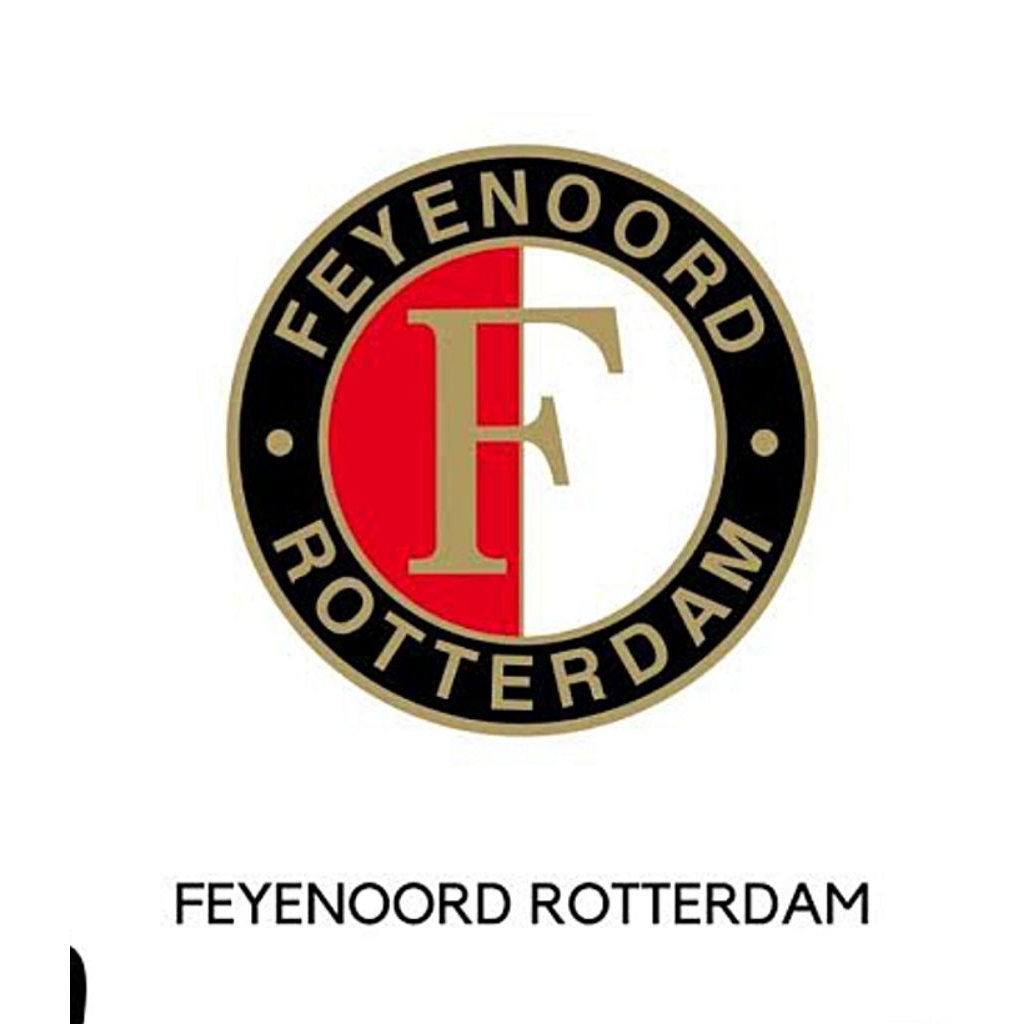 Patch bordir Club Feyenoord Rotterdam / Emblem Feyenoord Rotterdam / Logo Feyenoord Rotterdam Bagus 