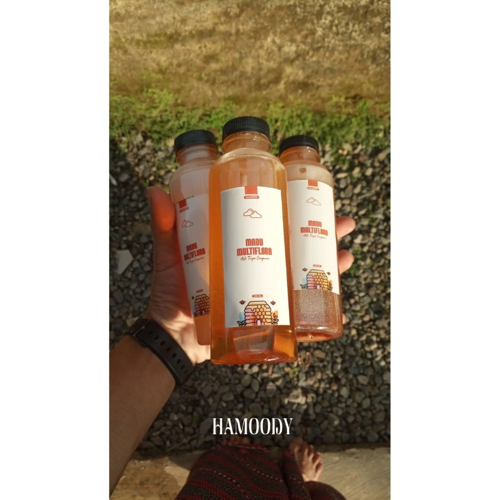 

Paket Bundling 3 Botol HAMOODY Madu Multifora Murni – 250ml / Botol, Hemat & Sehat