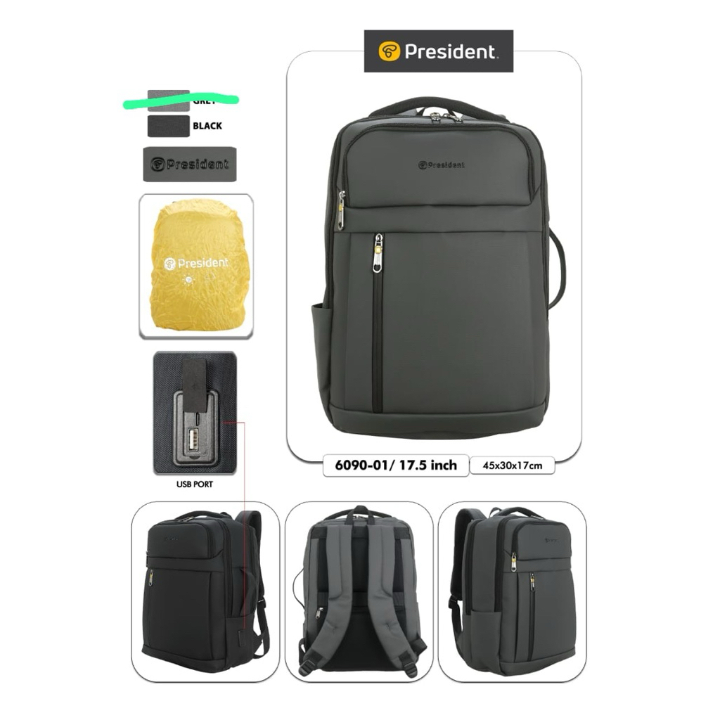 PRESIDENT 6090 - 01 - PRESIDENT RANSEL LAPTOP - TAS KANTOR LAPTOP PRESIDENT - TAS SE
