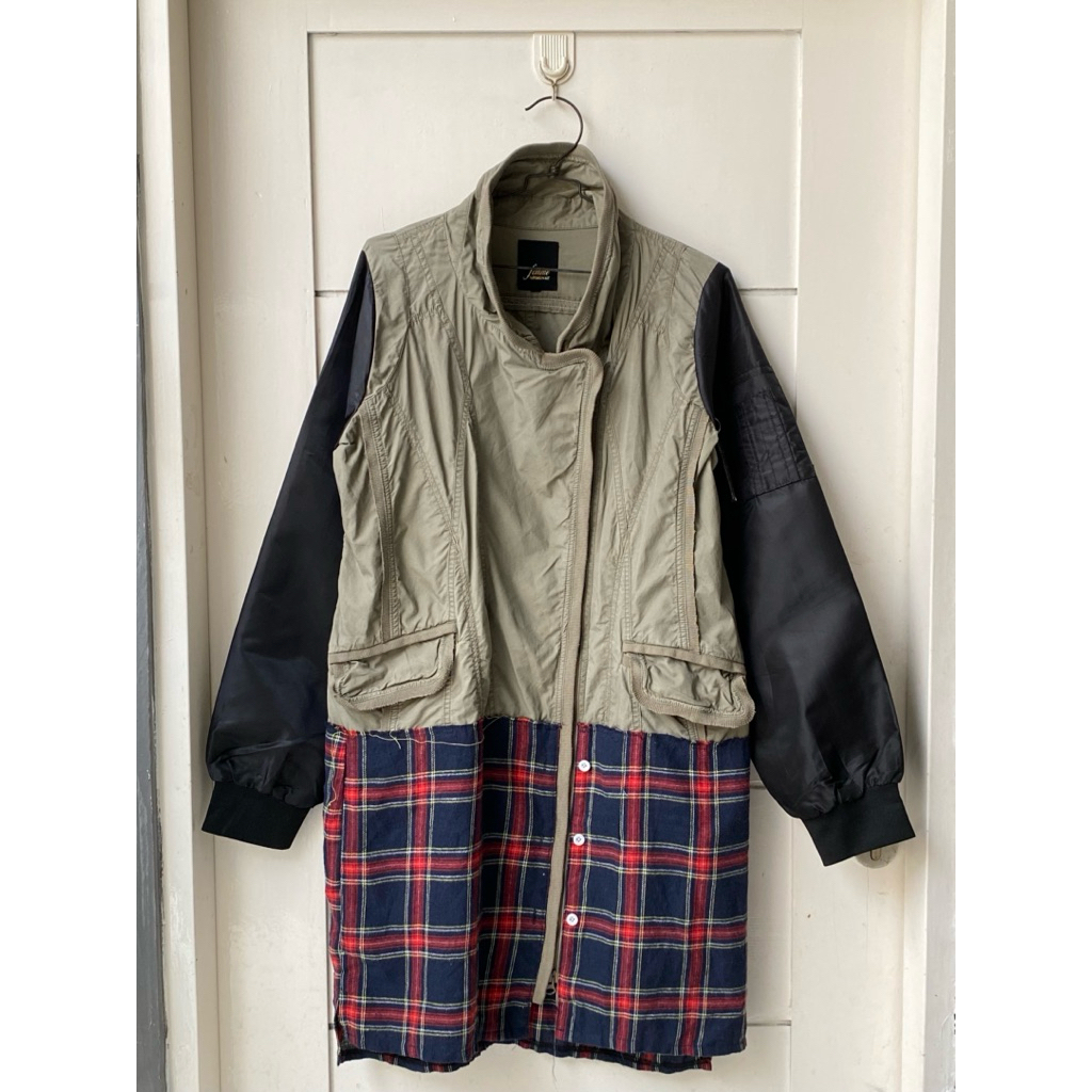 TORNADO MART FEMME Zip Bomber Hybrid Jacket