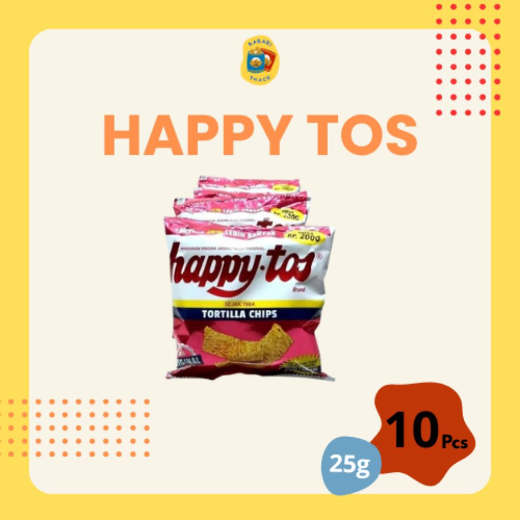 

RS Happy Tos (25g) Tortilla Chips isi 10pcs