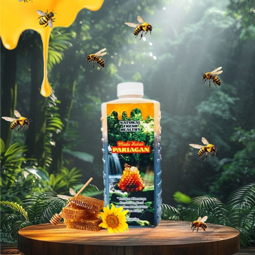 

Pariangan Madu Hutan Asli Sumatra 1kg
