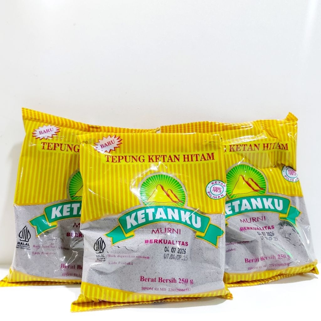 

TEPUNG KETAN HITAM MEREK KETANKU 250 GRAM ( BELI 3 LEBIH MURAH )