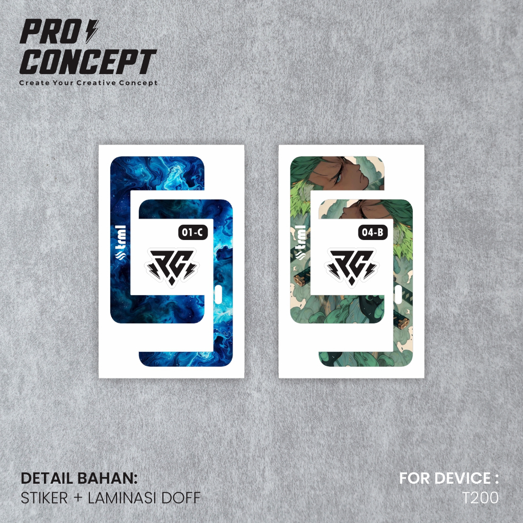 

#IN -5 Proconcept Stiker Vinyl Series T~200