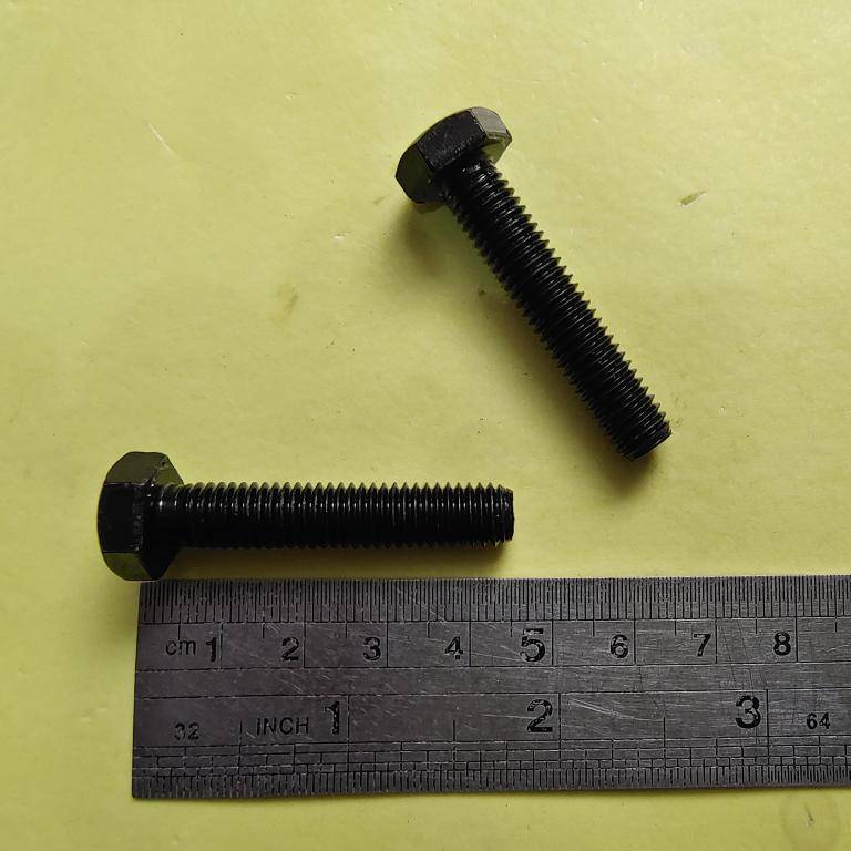 BAUT BAJA HTB 8.8 M8 X 40 FULL DRAT / BAUT 13 KUNCI 13 / BAUD FULL DRAT 13 / BAUT BAJA M8 X 40 HITAM