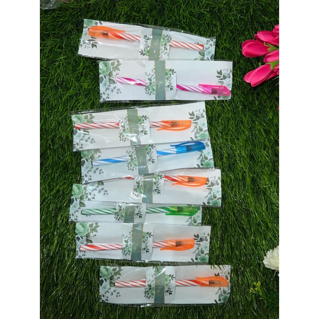 

souvenir murah,pulpen ulir warna warni kemasan alas+plastik isi 50pcs