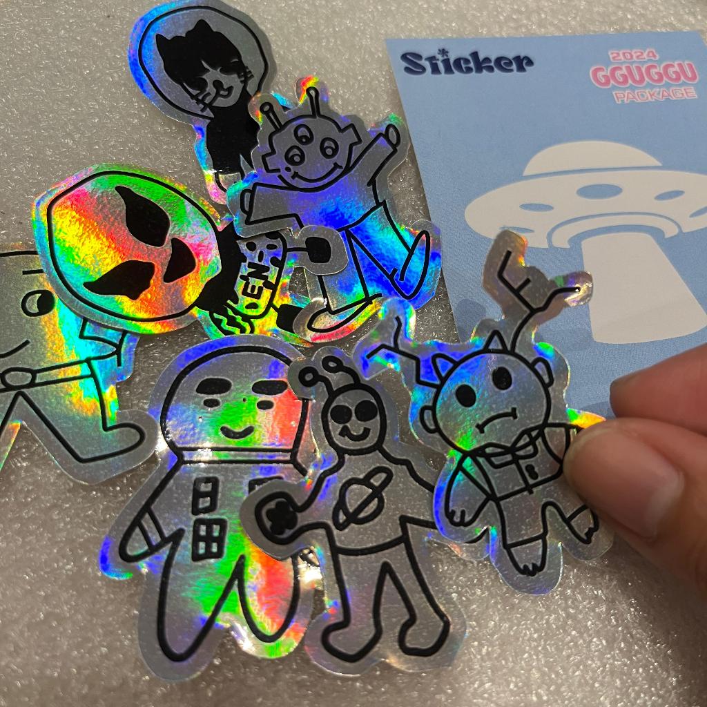 

Sticker Set ENHYPEN Hologram Ggu Ggu Engene Deco