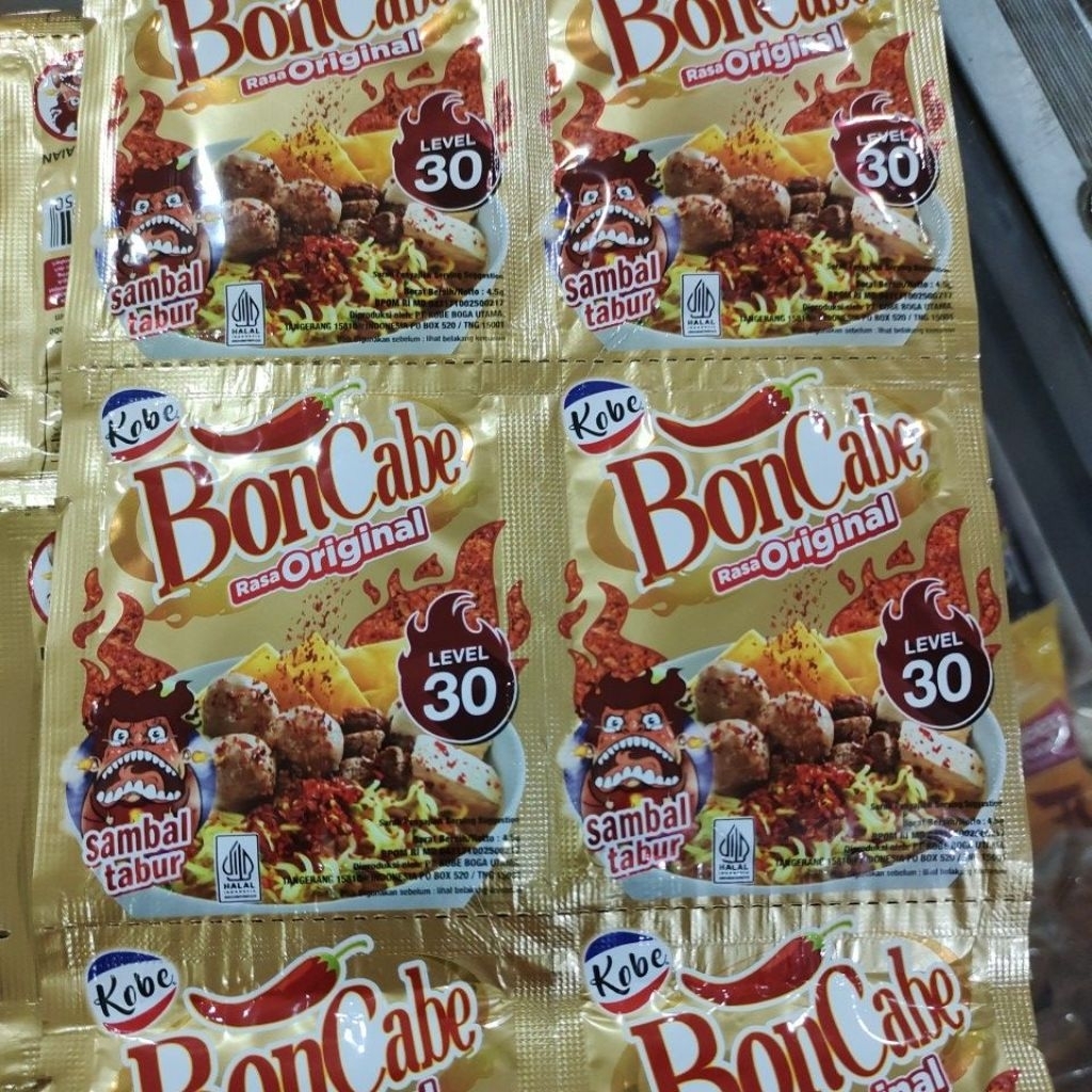 

Kobe boncabe sachet 4,5gr sachet