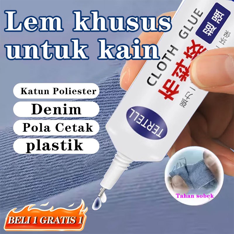

⚡COD+【Beli 2 Gratis 1】⚡Lem khusus untuk pakaian/lem kain/lem kain berkekuatan tinggi untuk menjahit/lem kain serbaguna/lem kain lembut dan mudah digunakan/perekat tekstil kuat