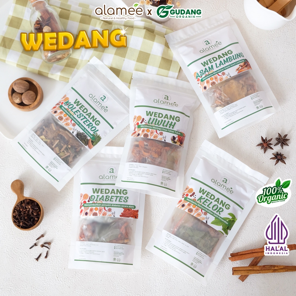 

ALAMEE Wedang Uwuh Premium Komplit Rempah Asli Minuman Herbal Alami Menambah Daya Tahan Tubuh