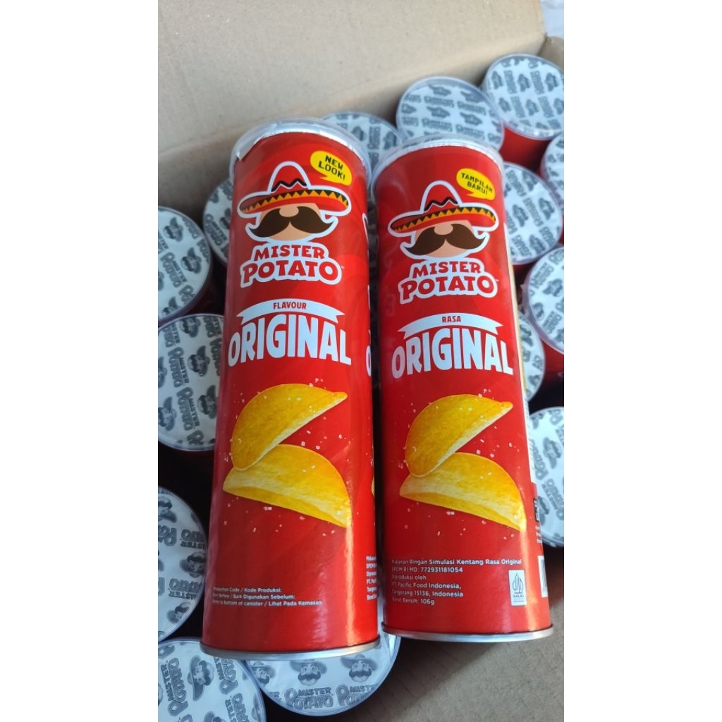 

Mr Potato Pringles 108gr kemasan baru