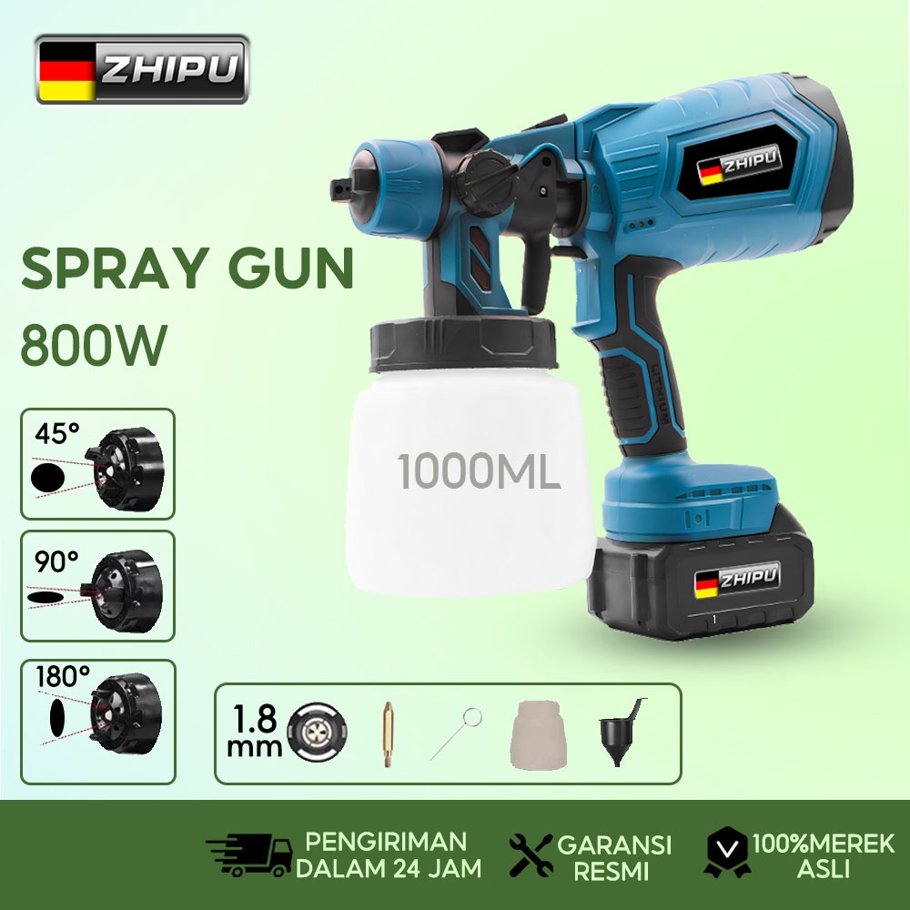 ZHIPU Spraygun cat semprot 1000m Semprot cat Alat cat semprot Semprotan cat Spray gun Spray cat bate
