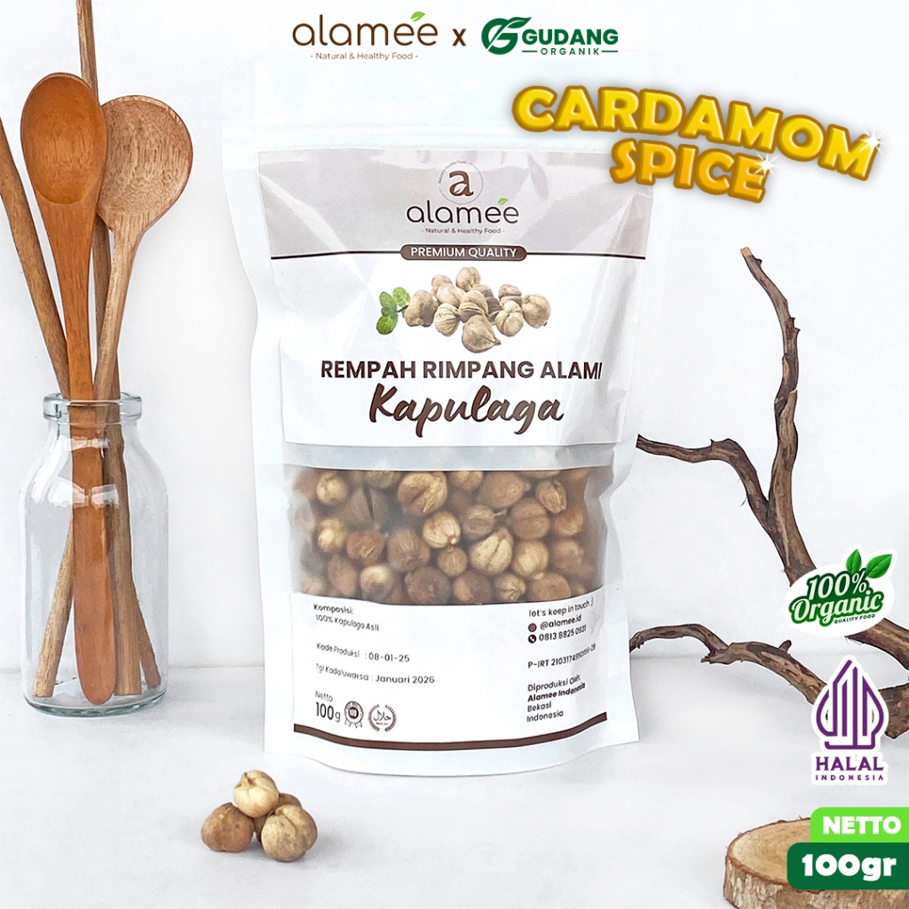 

alamee rempah kapulaga 100 gram rasa khas kualitas tinggi bumbu eksotis dengan manfaat kesehatan