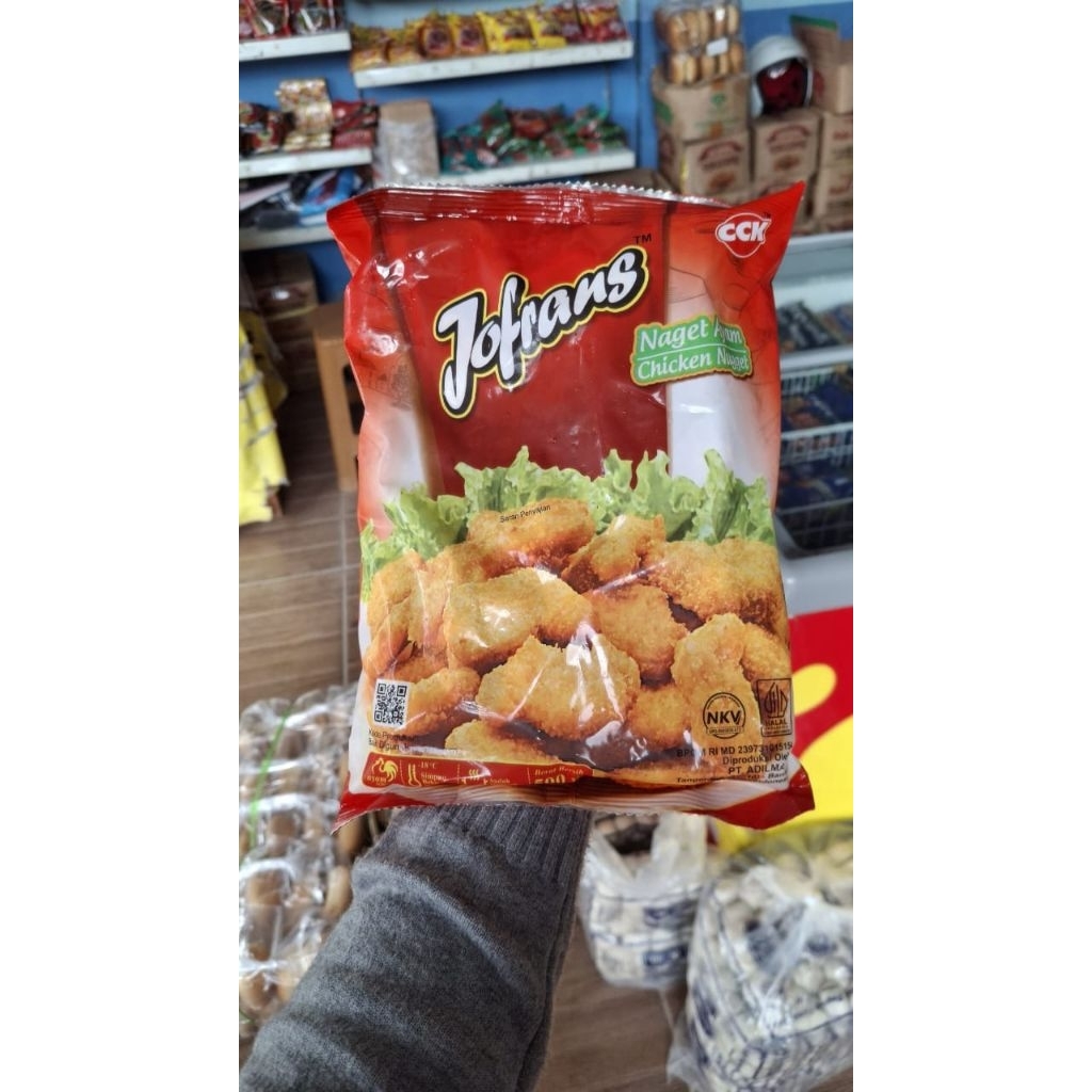 

Jofrans Chicken Naget 500g Frozen food cik ntik Jambi cemilan jajanan seblak korea jepang