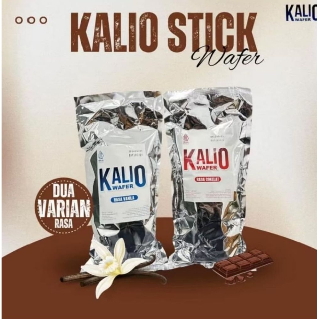

Wafer KALIO / Snack Biskuit Coklat kalio Varians Vanila dan Coklatt