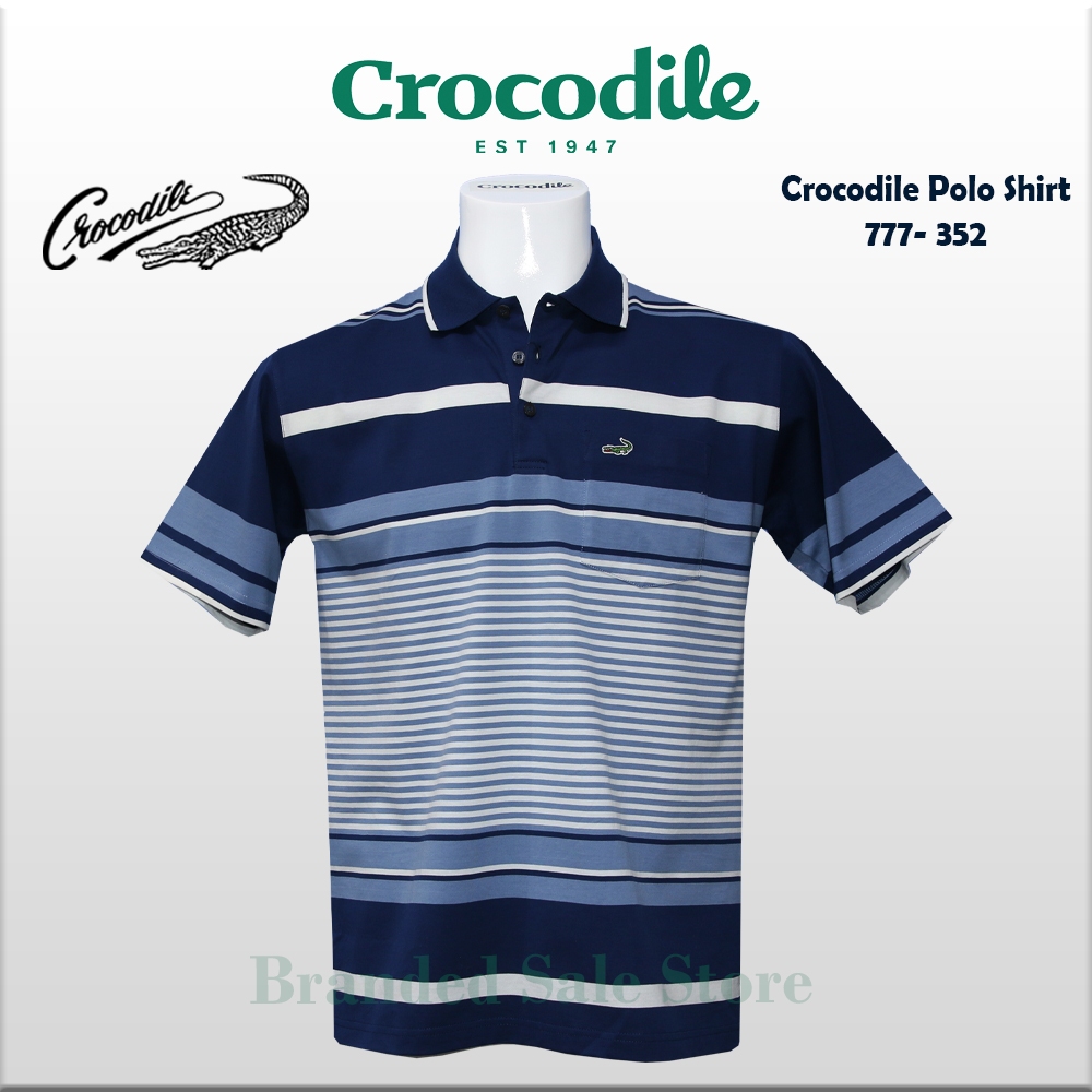 Baju Kaos Kerah Pria - Men Polo Shirt Original CROCODILE 777-352-07