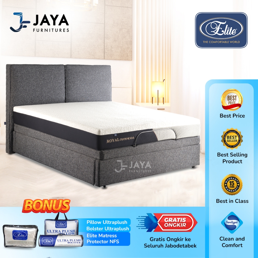ELITE SPRINGBED MATRAS MATTRESS KASUR ROYAL CONTINENTAL FULLSET