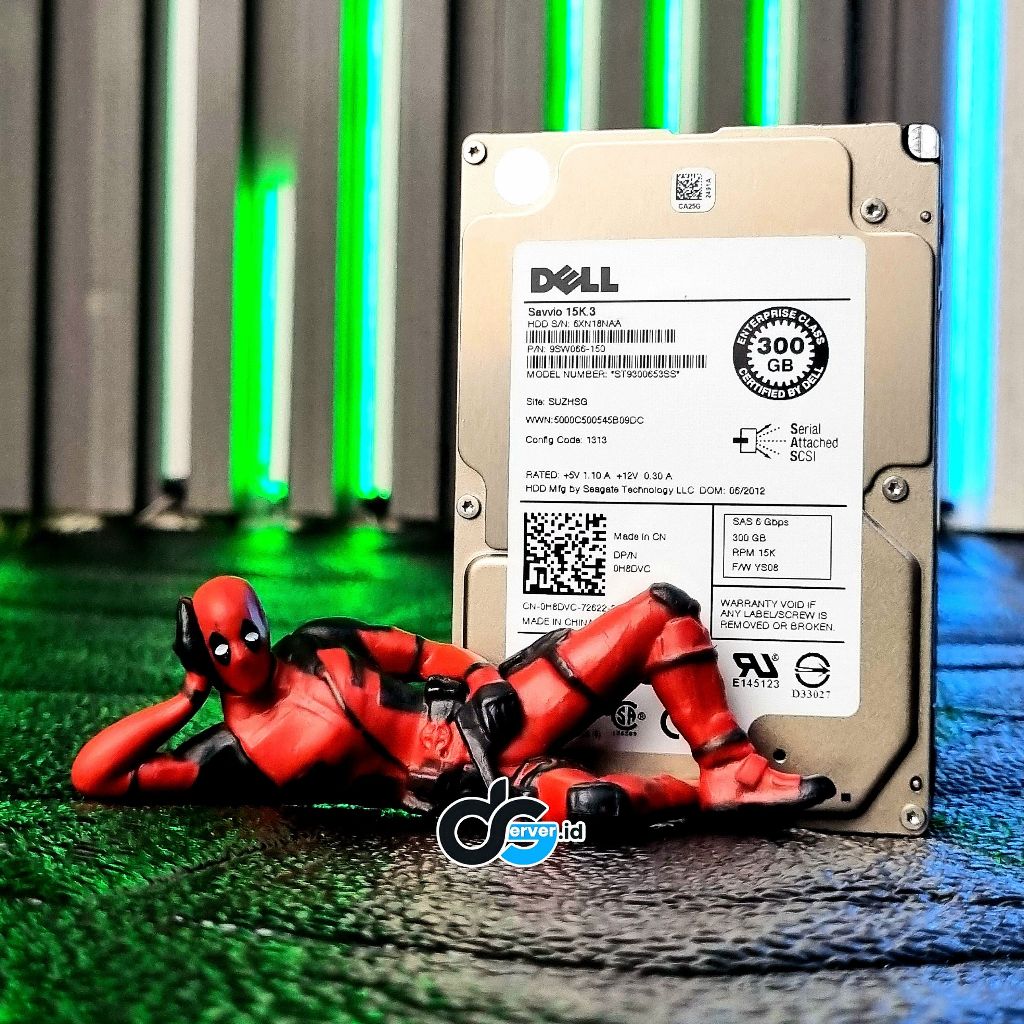 Hardisk DELL 300GB 15K RPM 2.5-inch 6Gb/s SAS (Serial Attached SCSI) HDD 0H8DVC