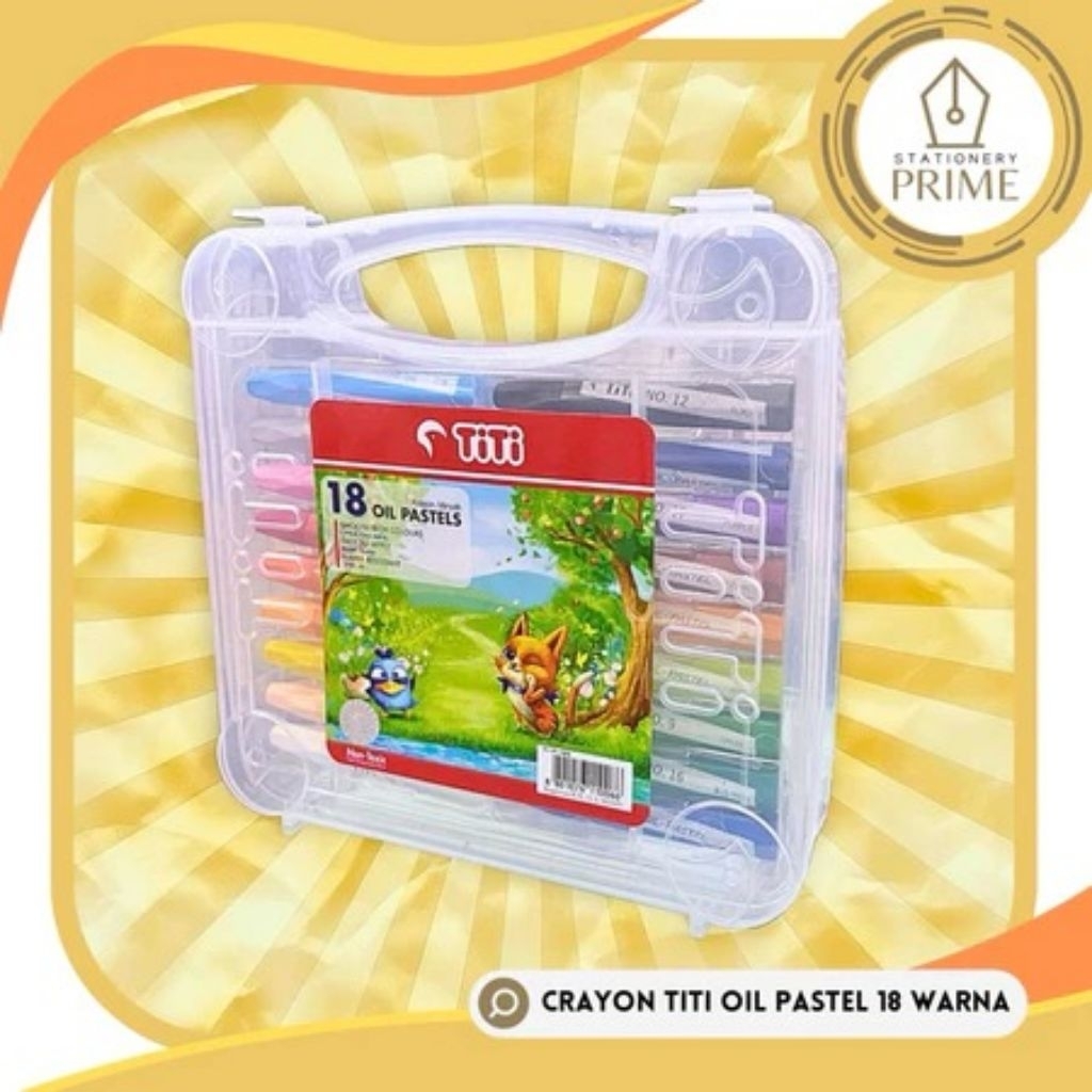 

Crayon TITI oil pastel 18 warna