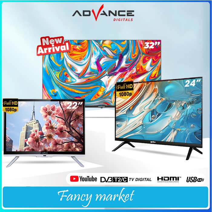 SMART TV ADVANCE ANDROID TV ADVANCE DIGITAL TV ADVANCE 22 - 32 INCH (GARANSI RESMI 1 TH)