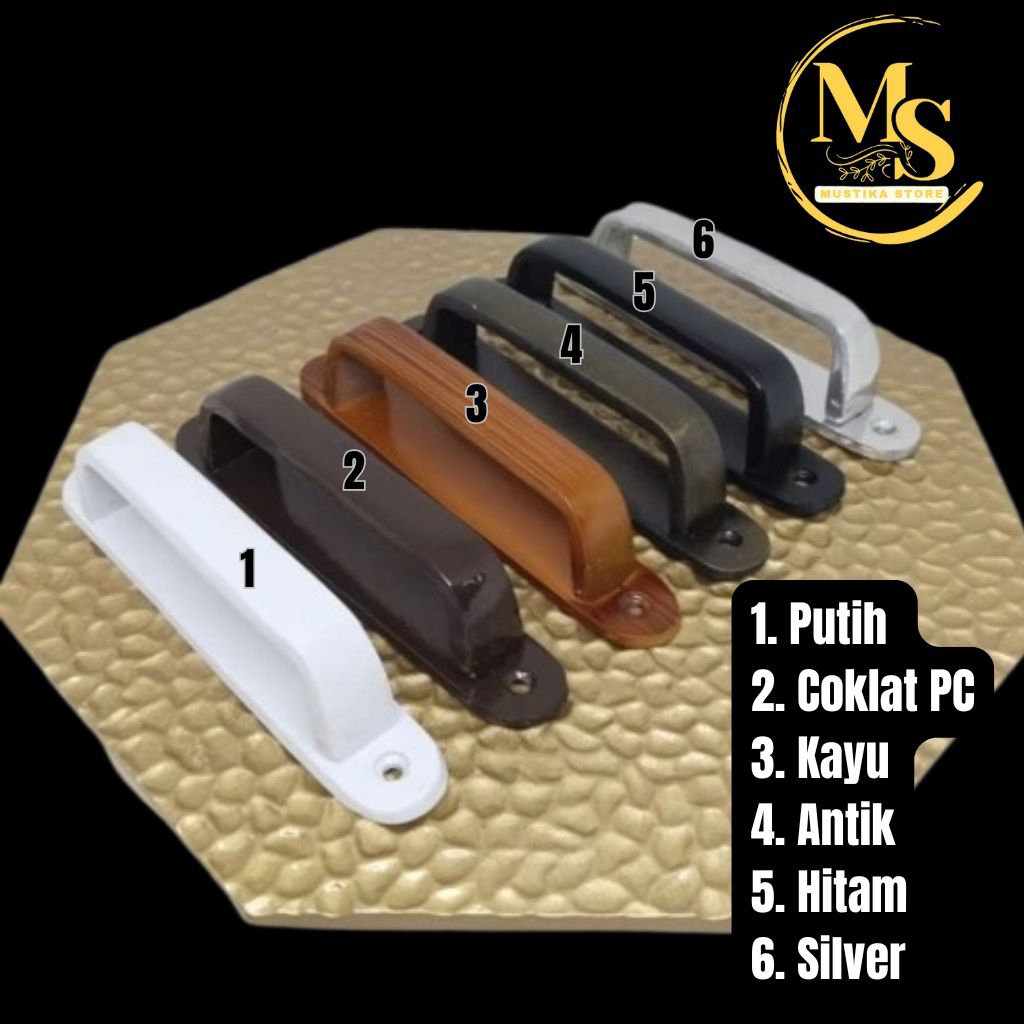 Handle pintu laci, kitchen set,pintu kabinet biffet Alumunium free sekrup