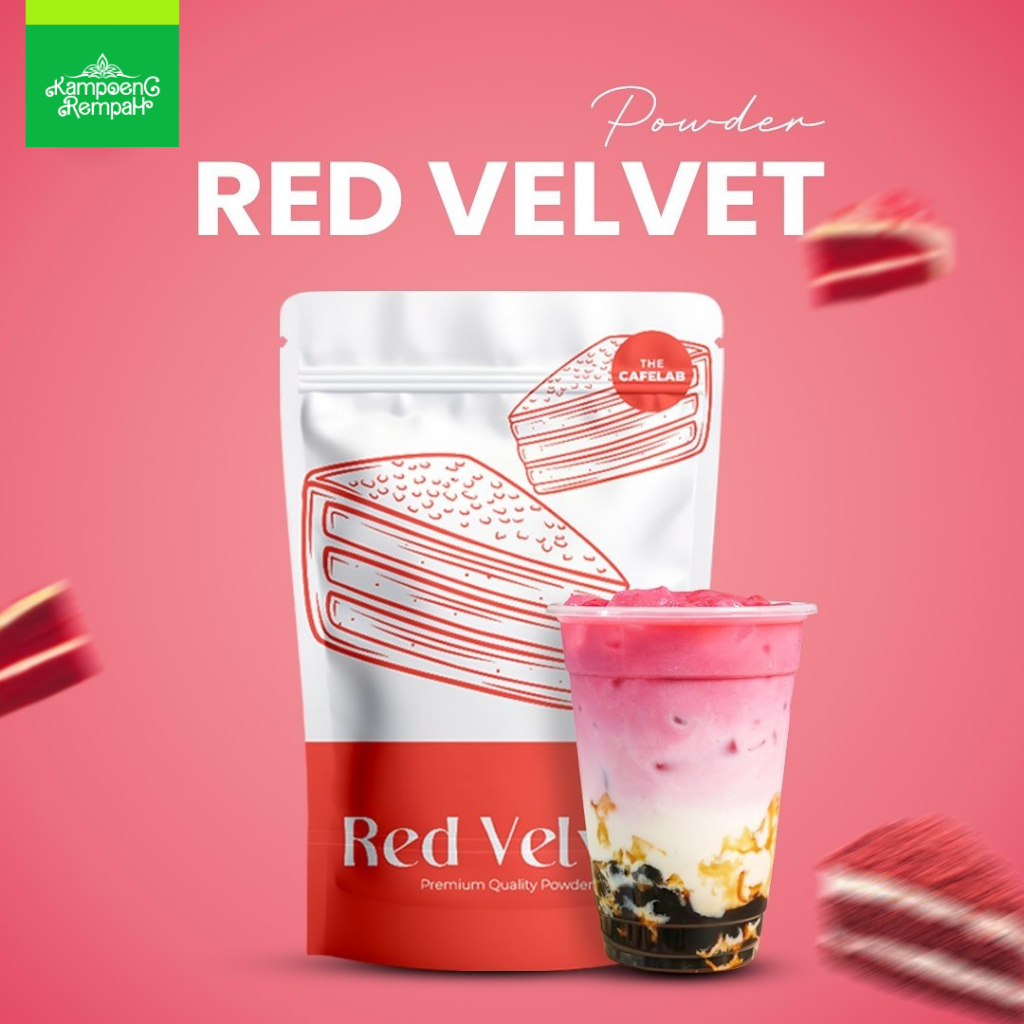 

Red Velvet powder 500gr / Bubuk Minuman Red Velvet Premium Terlaris