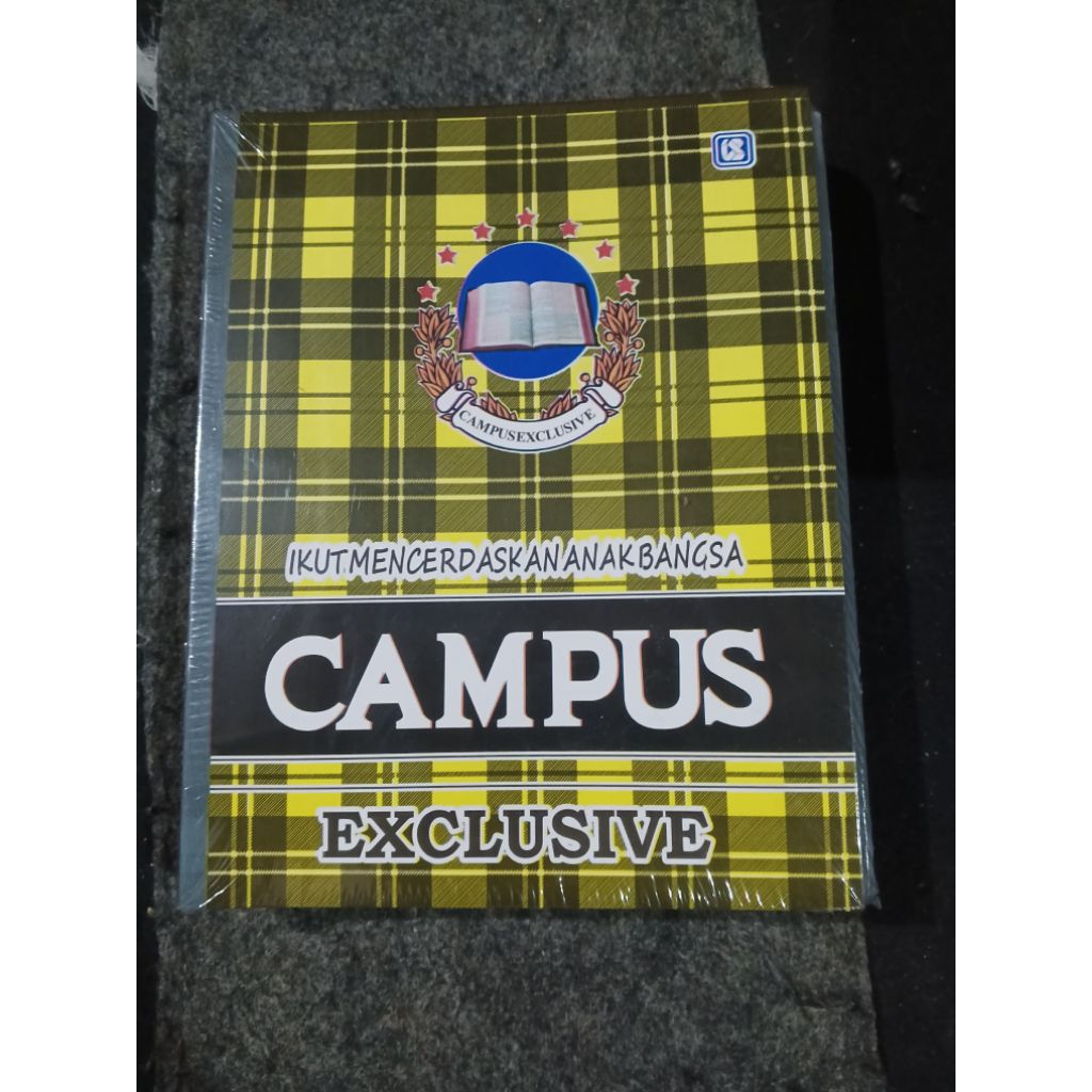

Buku Tulis Campus Exclusive 58 Lembar isi 10 buku per pack Buku sekolah KWARTO