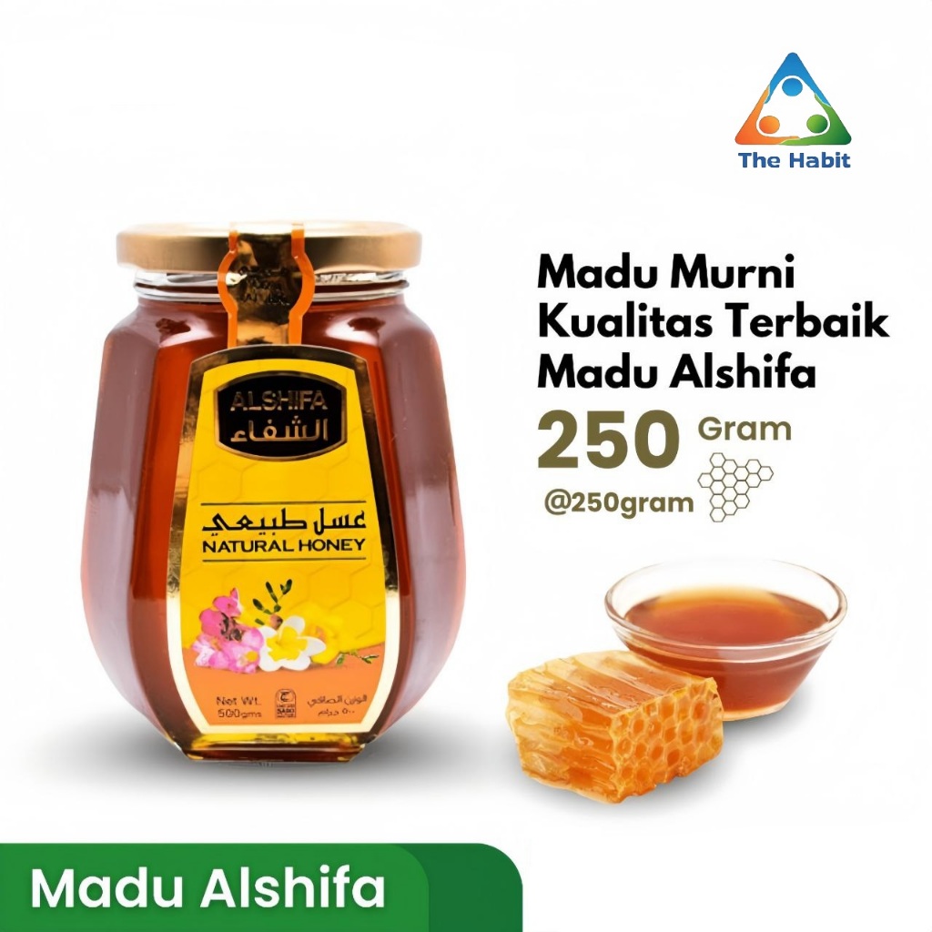 

(The Habit) Madu Al Shifa 500gr / Alshifa 125gr / Al Shifa 250gr Natural Honey ORIGINAL - Selai Madu