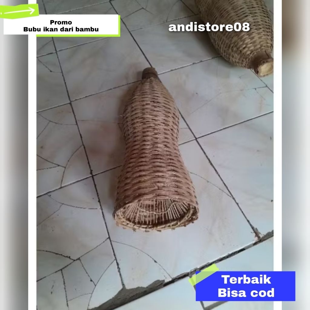 bubu ikan dari bambu atau perangkap sidat dan lain lain
