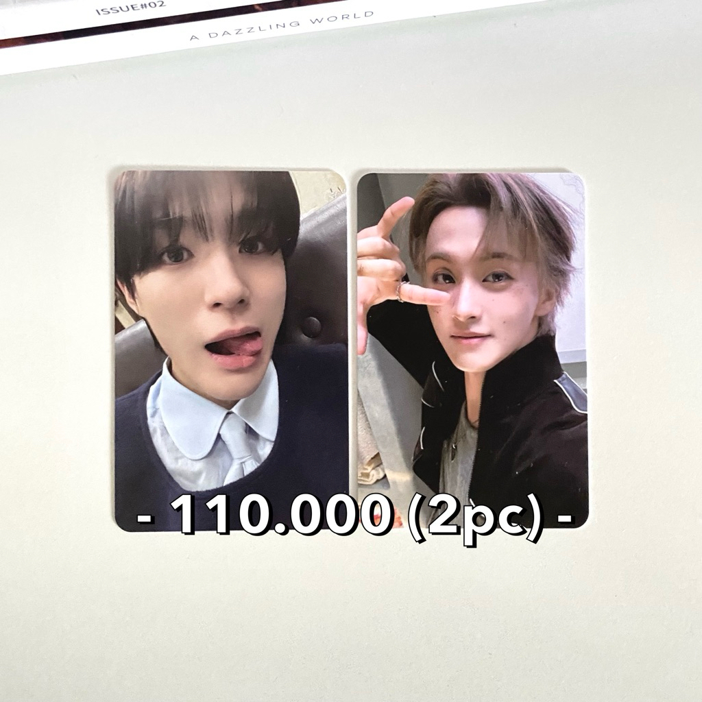 PHOTOCARD QQ MUSIC DREAMSCAPE NCT MARK JENO ICFA CANDYLAB JENMEL JENO MELET