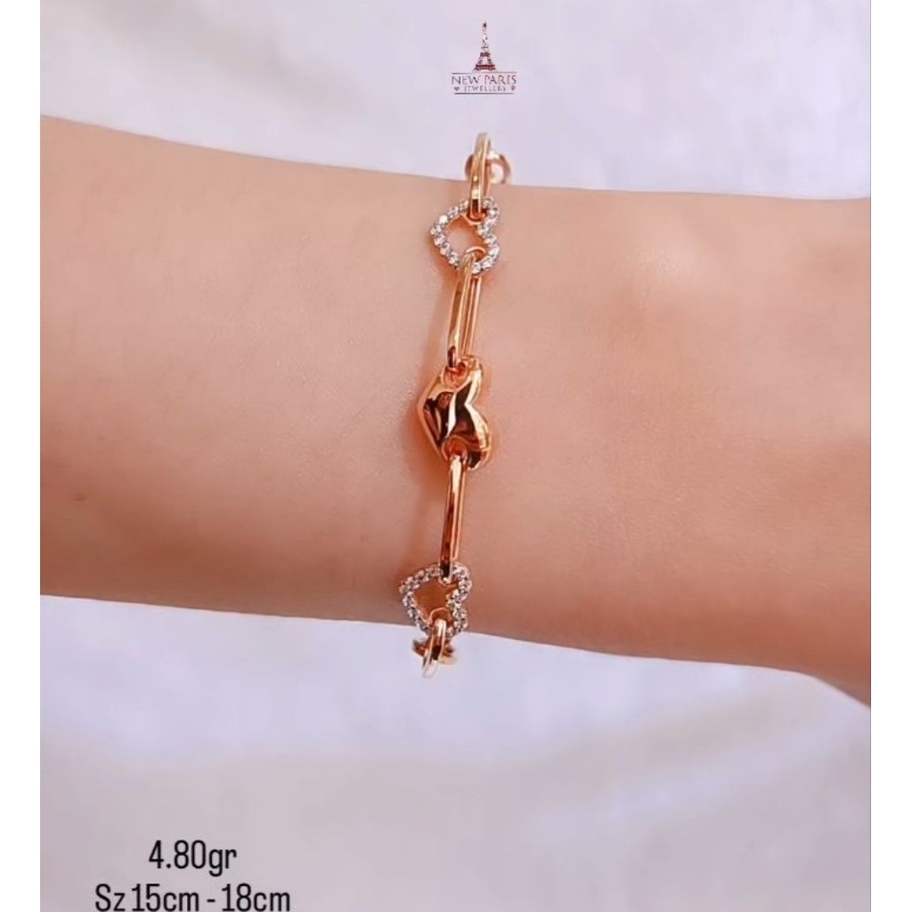 Gelang Hala Gold Hati Collection