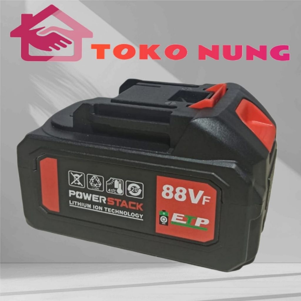 JLD BATERAI IMPACT WRENCH CORDLESS 88VF BATTERY BOR IMPACT WRENCH GERINDA 88VF JLD