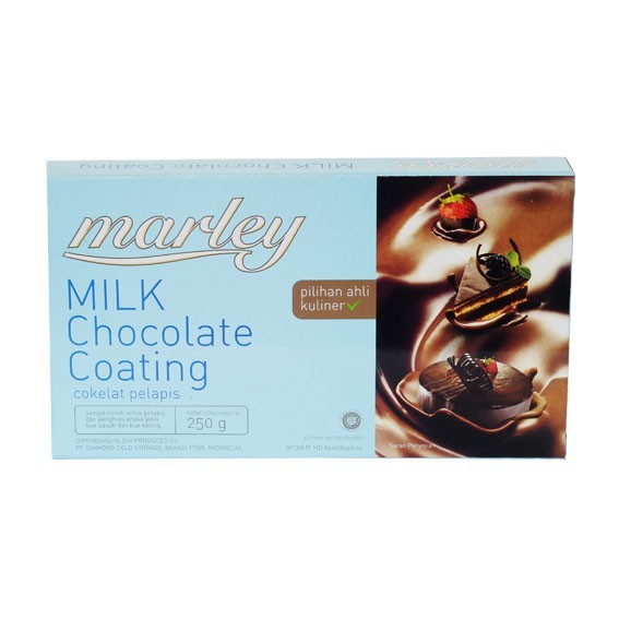 

[oddsolshop] pekanbaru/Marley Milk Chocolate Coating 250GR Bahan Pelapis Kue Cokelat Susu Cake Mix