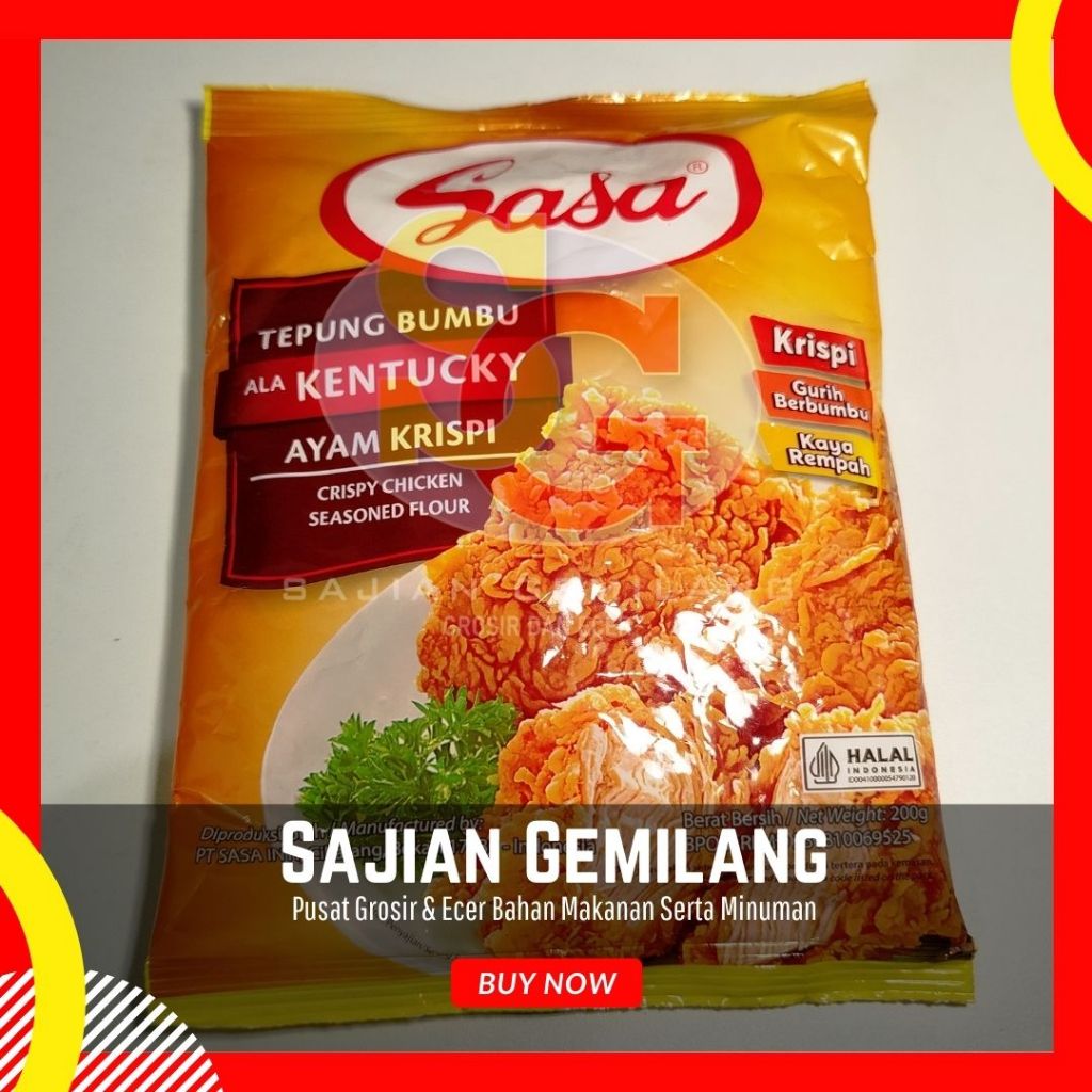 

Tepung Bumbu Sasa Kentucky 200g - Grosir Sajian Gemilang