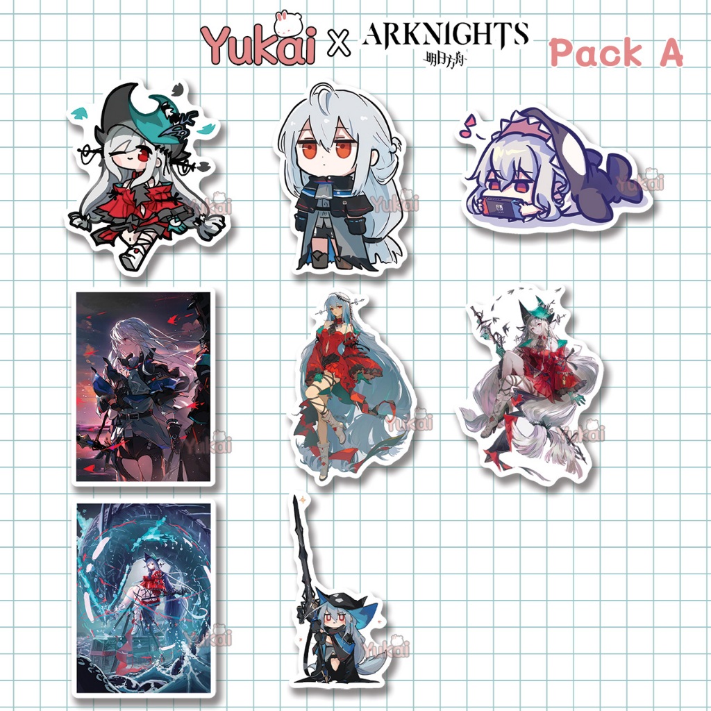 

Stiker Skadi Arknights Premium - Sticker Pack Anime Waterproof