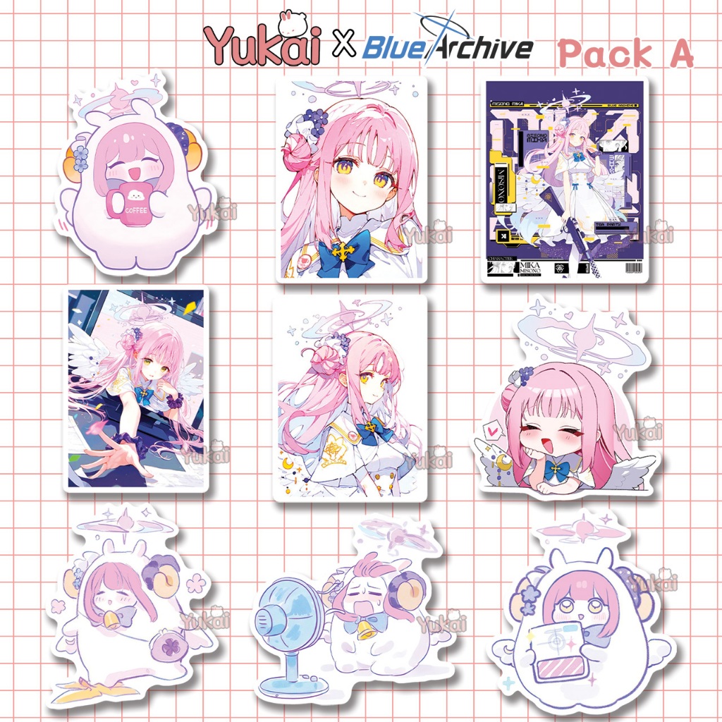 

Stiker Mika Blue Archive Premium - Sticker Pack Anime Waterproof
