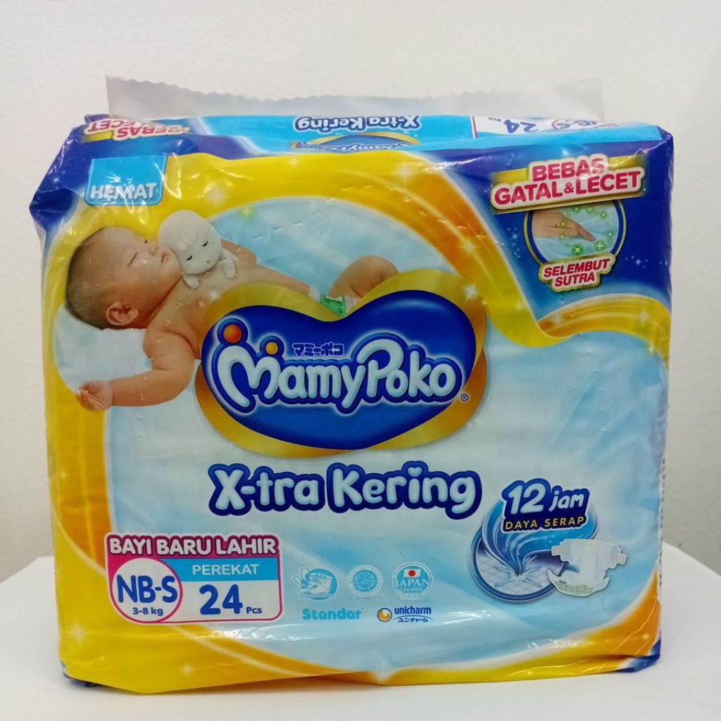 MAMYPOKO - PAMPERS PEREKAT NEW BORN 24pcs