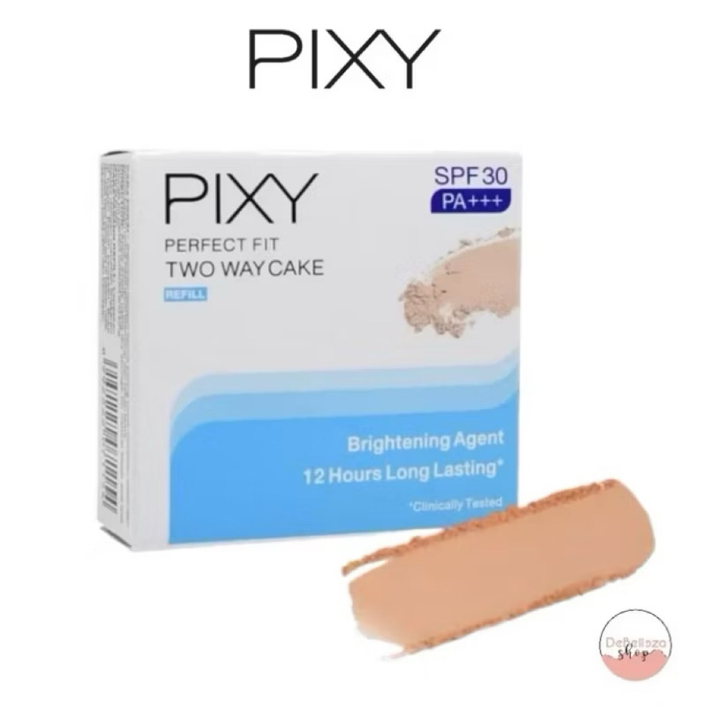PIXY PERFECT FIT TWO WAY CAKE (REFILL) 12,2gr • Isi ulang bedak padat pixy