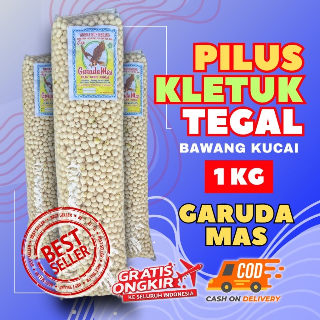 

Pilus kletuk kocai/ Pilus bawang kocai asli TEGAL br.1kg cap GARUDA MAS