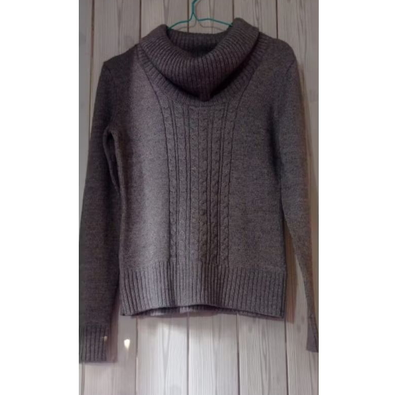 Sweater Rajut Turtleneck Wanita Tebal | Baju Hangat Cewek Oversize Kekinian