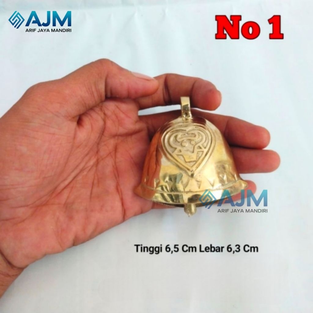 kluntung sapi kuningan klintingan kalung sapi bel lonceng bel