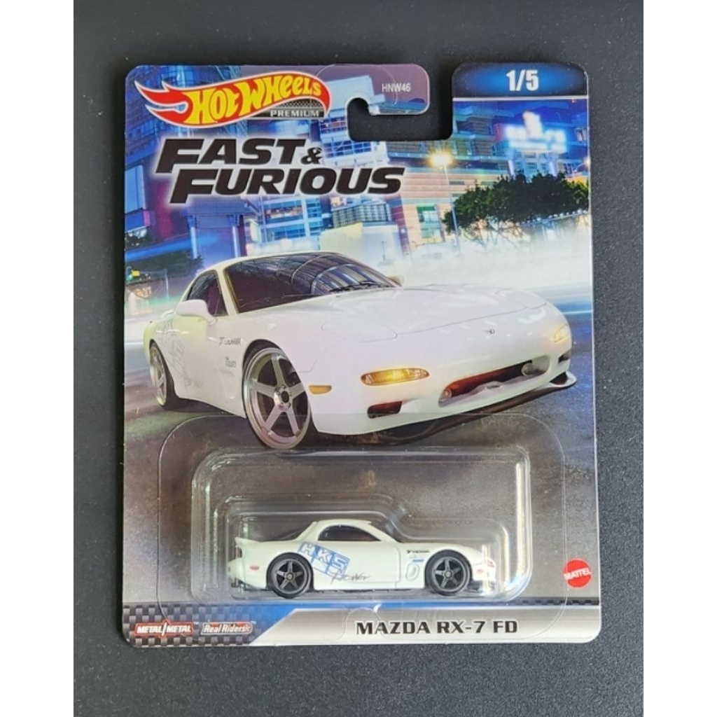Hotwheels Premium Fast&Furious Mazda RX 7