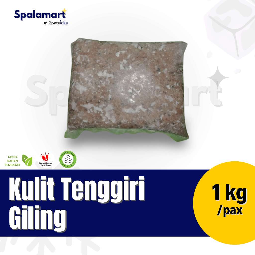 

Kulit Ikan Tenggiri giling 1 Kg | Untuk Pempek, Tekwan, Siomay, Nugget Ikan, dll