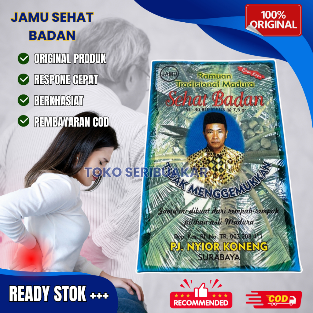 

Jamu Sehat Badan Ramuan Tradisional Isi 30 Sachet