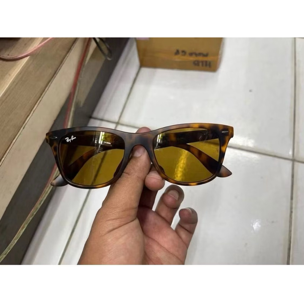 KACAMATA RAYBAN LITEFORE 4195-F TORTOISE DOPE LENSA COKLAT
