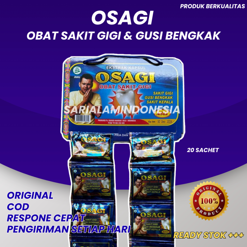 

Kapsul Osagi Original 1 Renceng 20 Sachet